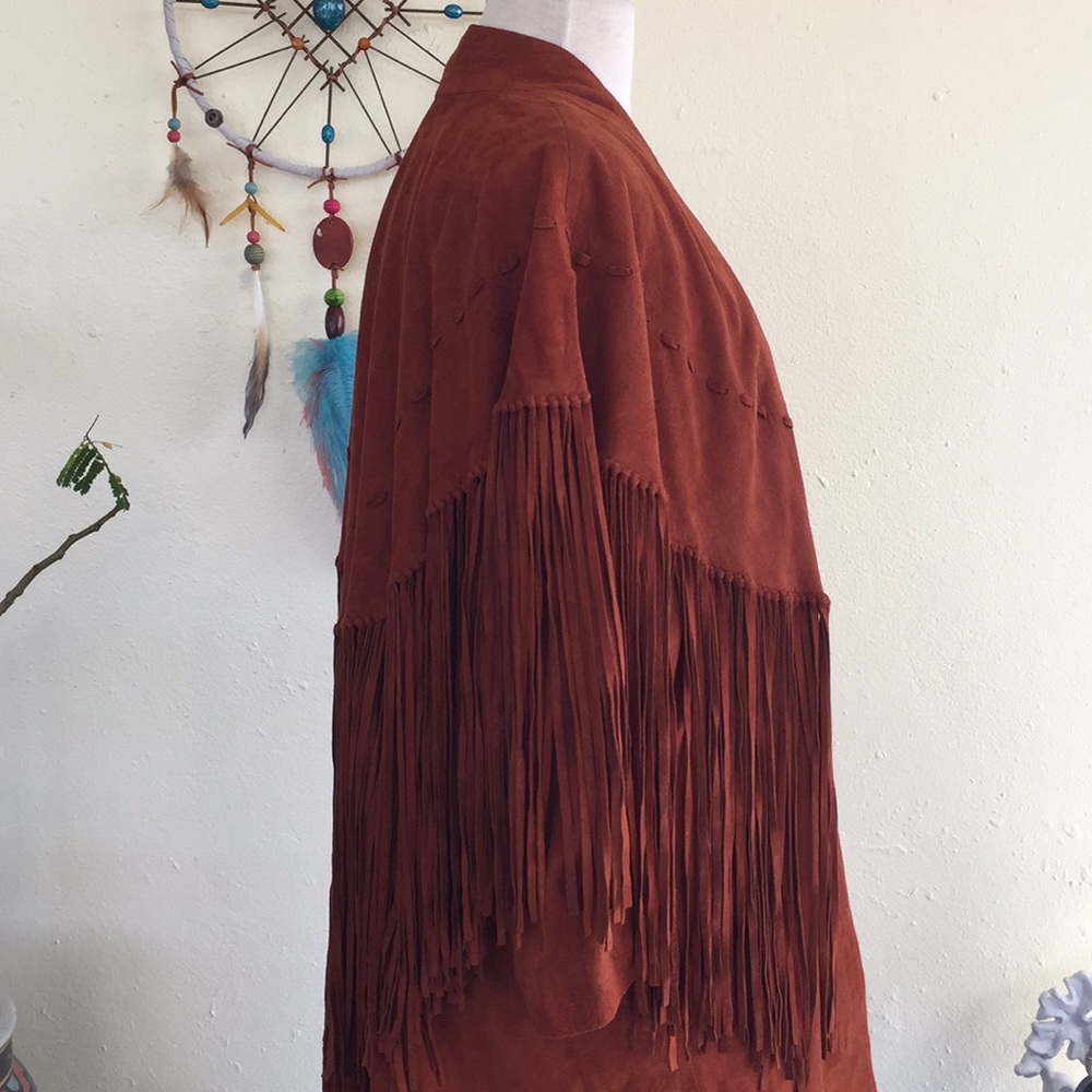 Suede Fringe Jacket - Picture 6 of 8